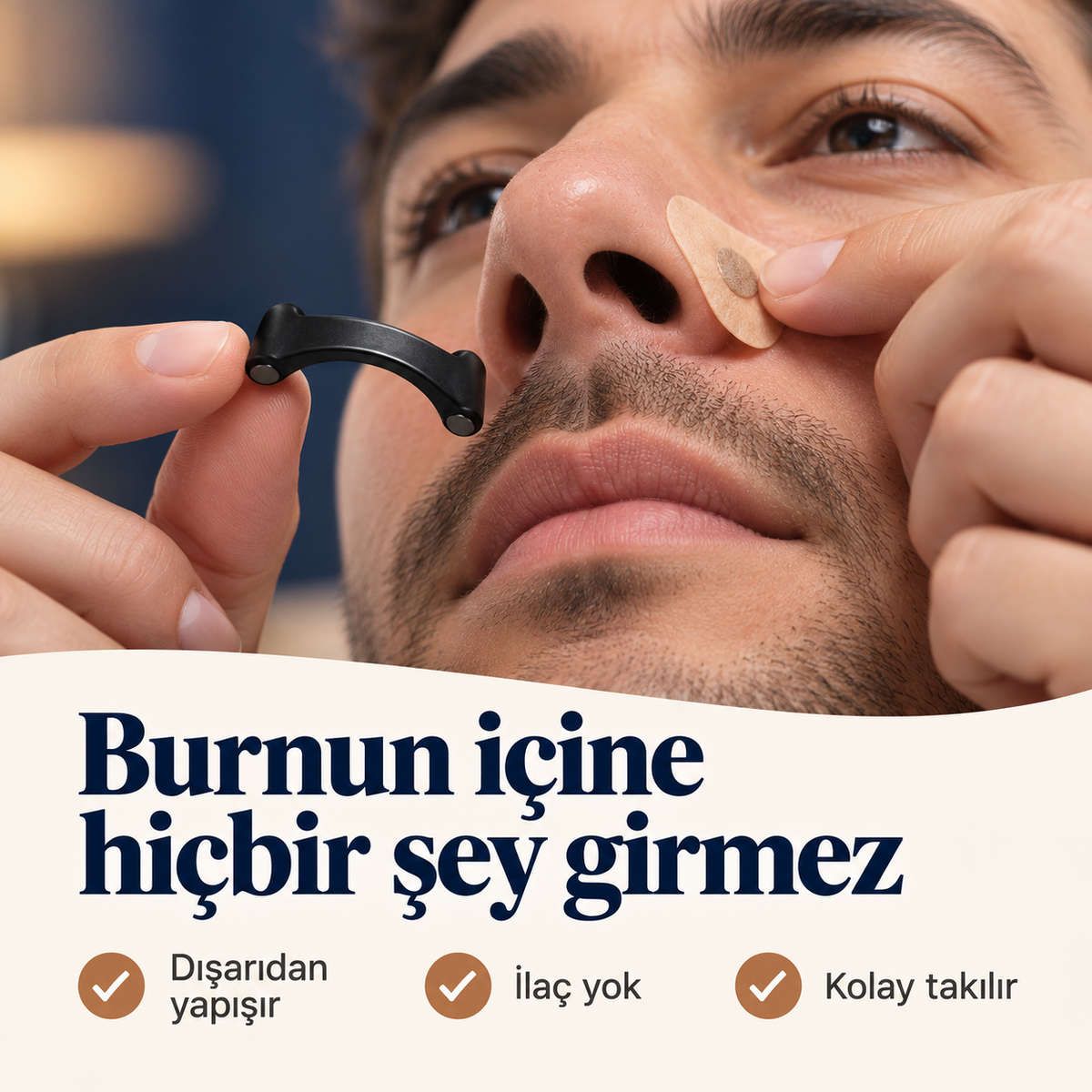 Velmora™ Manyetik Burun Bandı