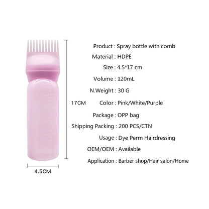 Hair Oil Applicator Bottle for Precise Scalp Care